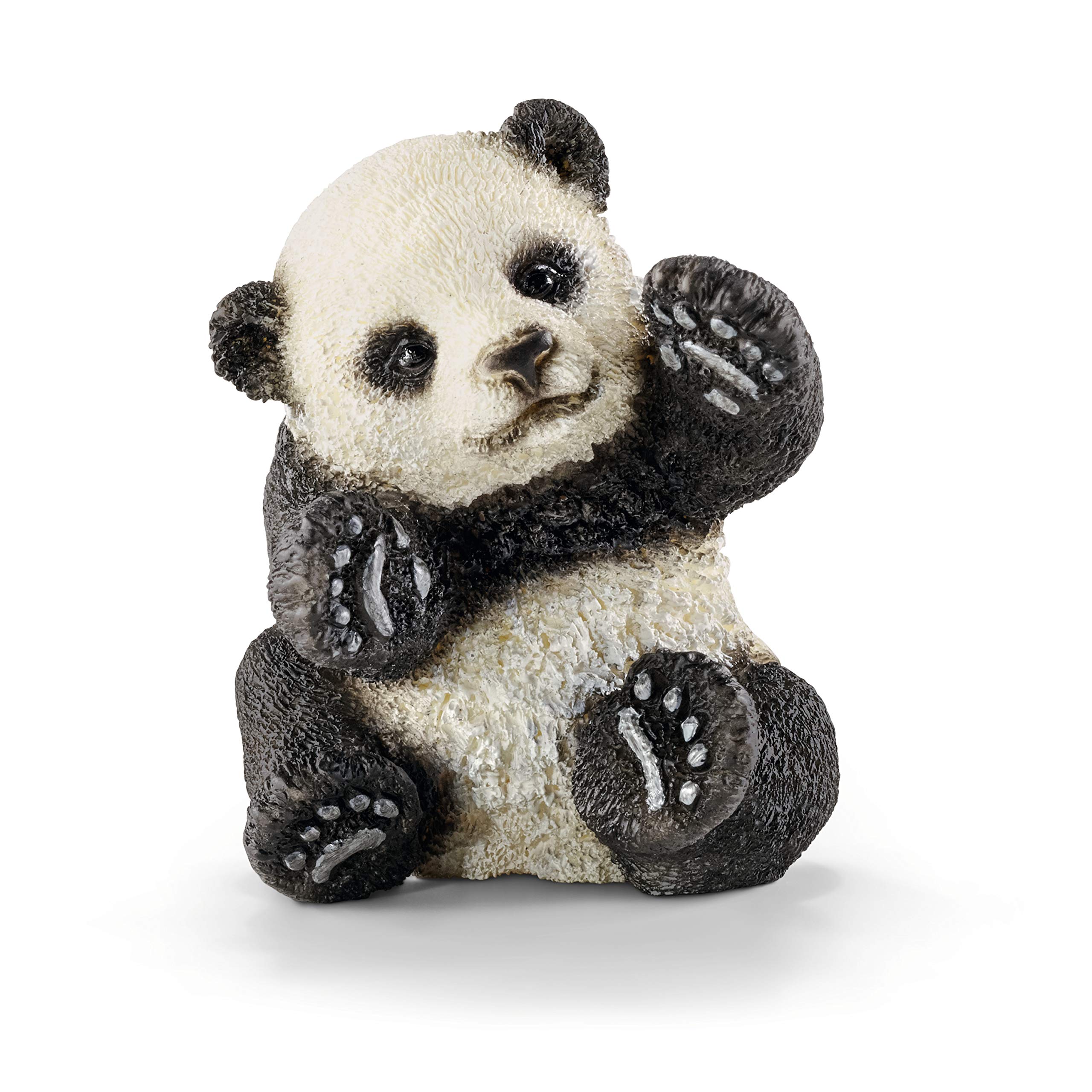 SCHLEICH 14734 Panda cub, playing Wild Life Toy Figurine for children aged 3-8 Years