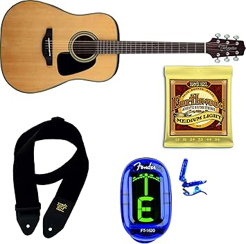 TAKAMINE GD10NS Guitarra Acustica + Juego Cuerdas y Correa ...