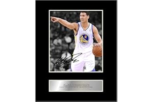 iconic pics Klay Thompson Print Signed Mounted Photo Display Printed Autograph