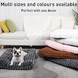 KSIIA Dog Bed Medium Washable Calming Crate Mattress 76x52x7cm Dark Grey view 9