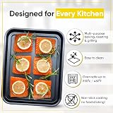 Kitcheneur 4-Pour Baking Tray Set Non-Stick 38/35/32/28 cm Dishwasher Safe view 6