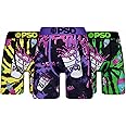 PSD Men's Money Print Boxer Briefs - 7 Inch Inseam Breathable and Supportive Men's Underwear with Moisture-Wicking Fabric