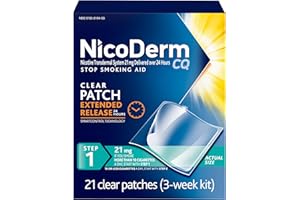 NicoDerm CQ STEP 1 - 3 Week Kit - 21 Clear Nicotine Patches