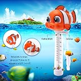 INCETUE Floating Pool Thermometer Clown Fish Easy Read for Pools & Spas view 3
