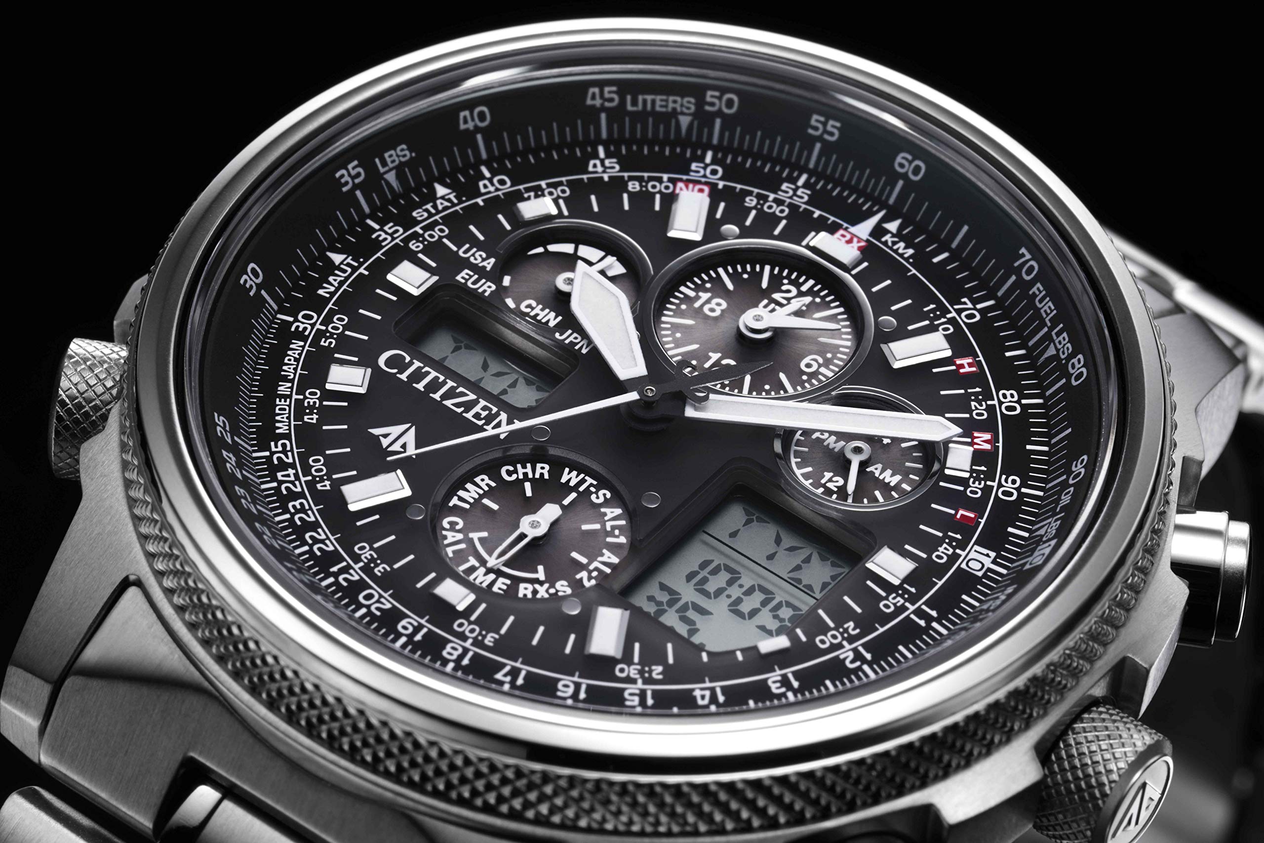 CITIZEN ProMaster Eco-Drive radio chronograph PMV65-2271 men's watch