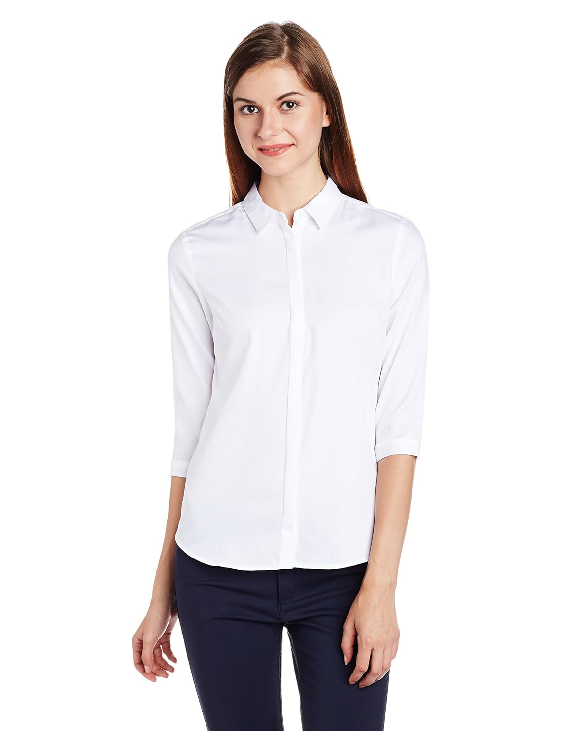 van heusen women's body blouse shirt