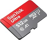 SanDisk Ultra 512GB microSDXC UHS-I U1 A1 Memory Card w/ SD Adapter view 3