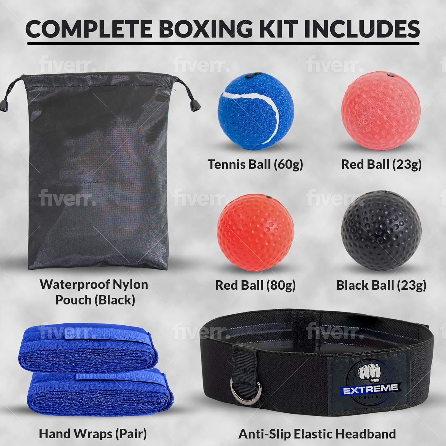 Extreme Reflex Boxing Reflex Ball Set - MMA Boxing Reflex Ball - Boxing Equipment Fight Speed, Boxing Punching Ball Great for Reaction Speed and Hand Eye Coordination Training Reflex Bag Alternative : Sports & Outdoors