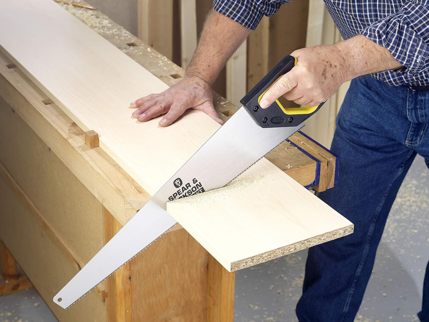 Spear & Jackson B98TRIPLE Predator Triplefast Saw 22" x 10 Points Per Inch, Blue, Fast Smooth Cut 22" x 10 ppi - Image 5