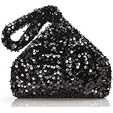 BABEYOND Women's Clutch Evening Bags Vintage Sequin Glitter Triangle Purse for 1920s Party Prom Wedding | Vintage, Sequin, Glitter, Triangle, Purse, for 1920s Party, Prom, Wedding