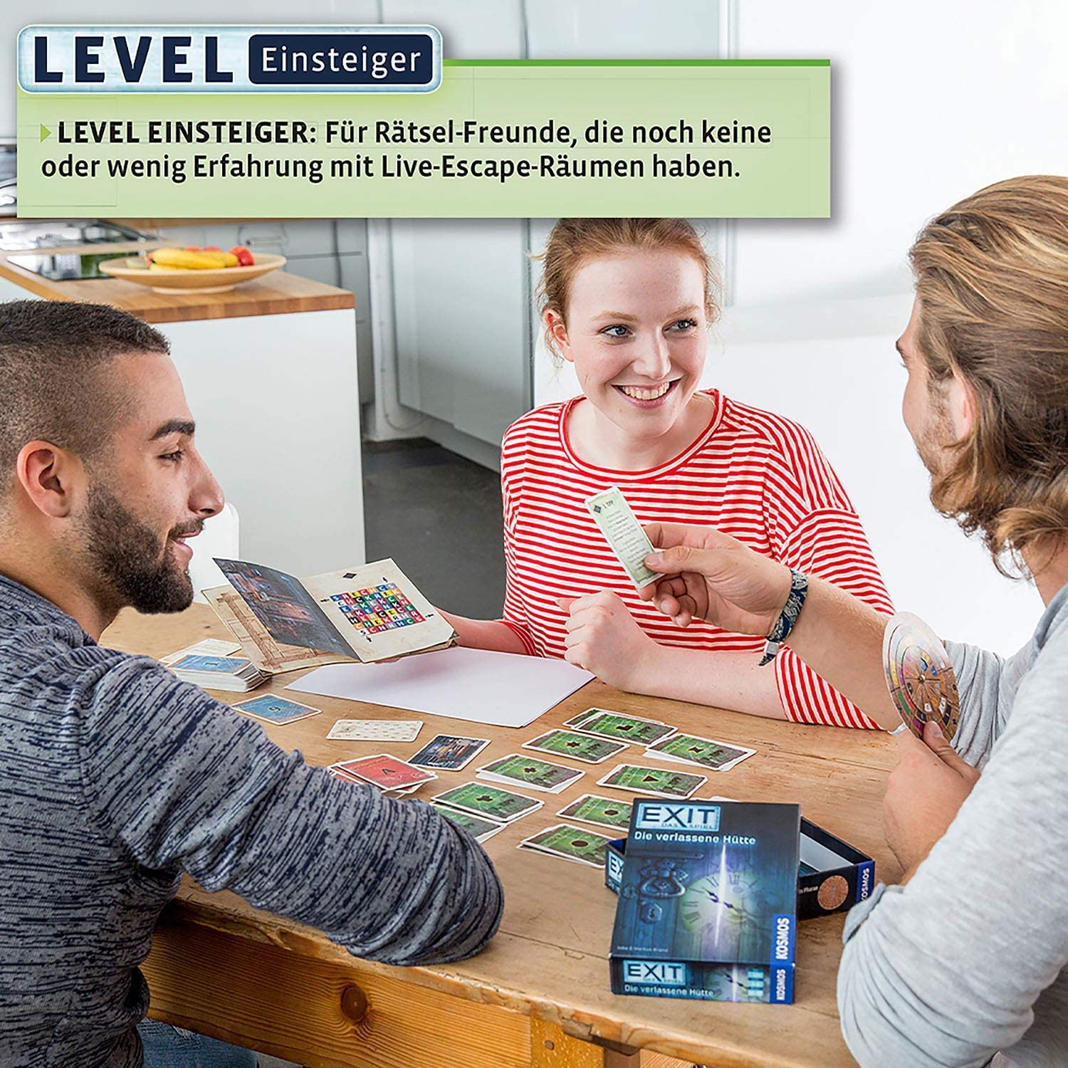 KOSMOS 698881 EXIT® - Das Spiel + Puzzle - Der einsame Leuchtturm, Level: Fortgeschrittene, Escape Room Spiel, EXIT Game mit Puzzle für 1-4 Spieler ab 12 Jahre 5