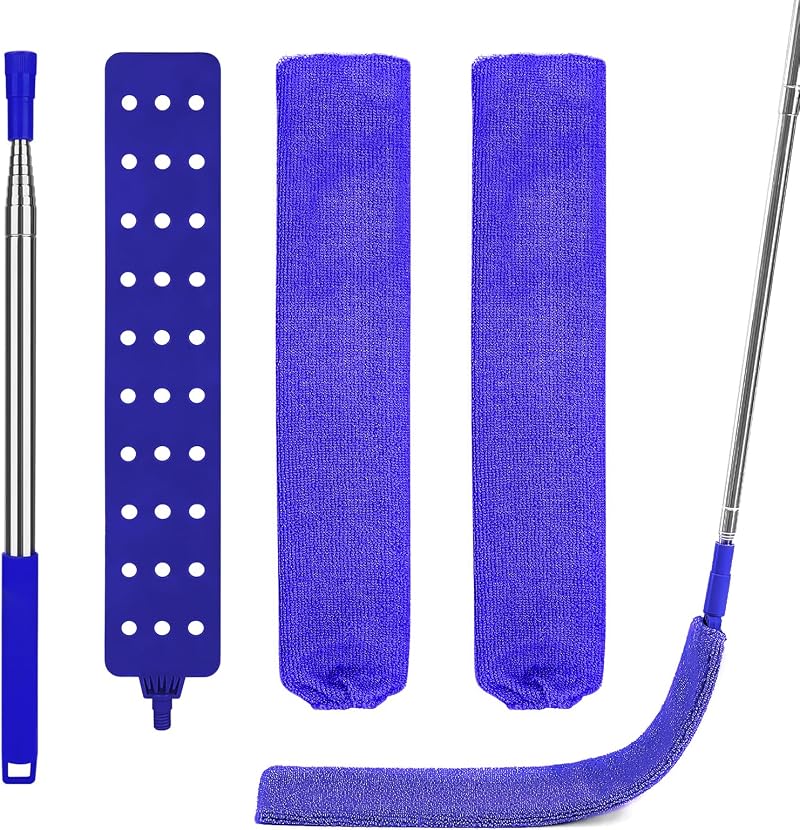 Fogray Gap Dust Cleaner, Skinny Gaps Duster with 1 Telescopic Pole