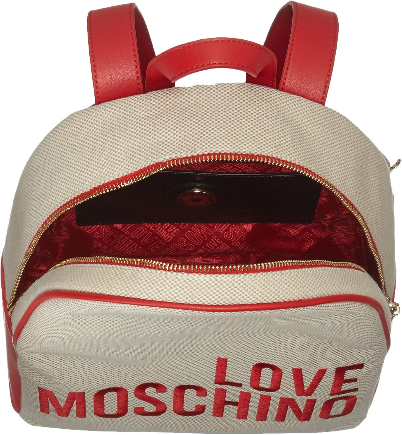 Love Moschino Canvas, Women’s , Multicolour (Naturale), 15x10x15 cm (W x H L), 15x10x15 centimeters (W x H x L) - Image 4