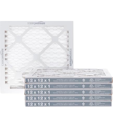 Aerostar 18x30x1 MERV 13 Furnace Air Filter, 6-Pack - Pleated, Electrostatic, Made In USA