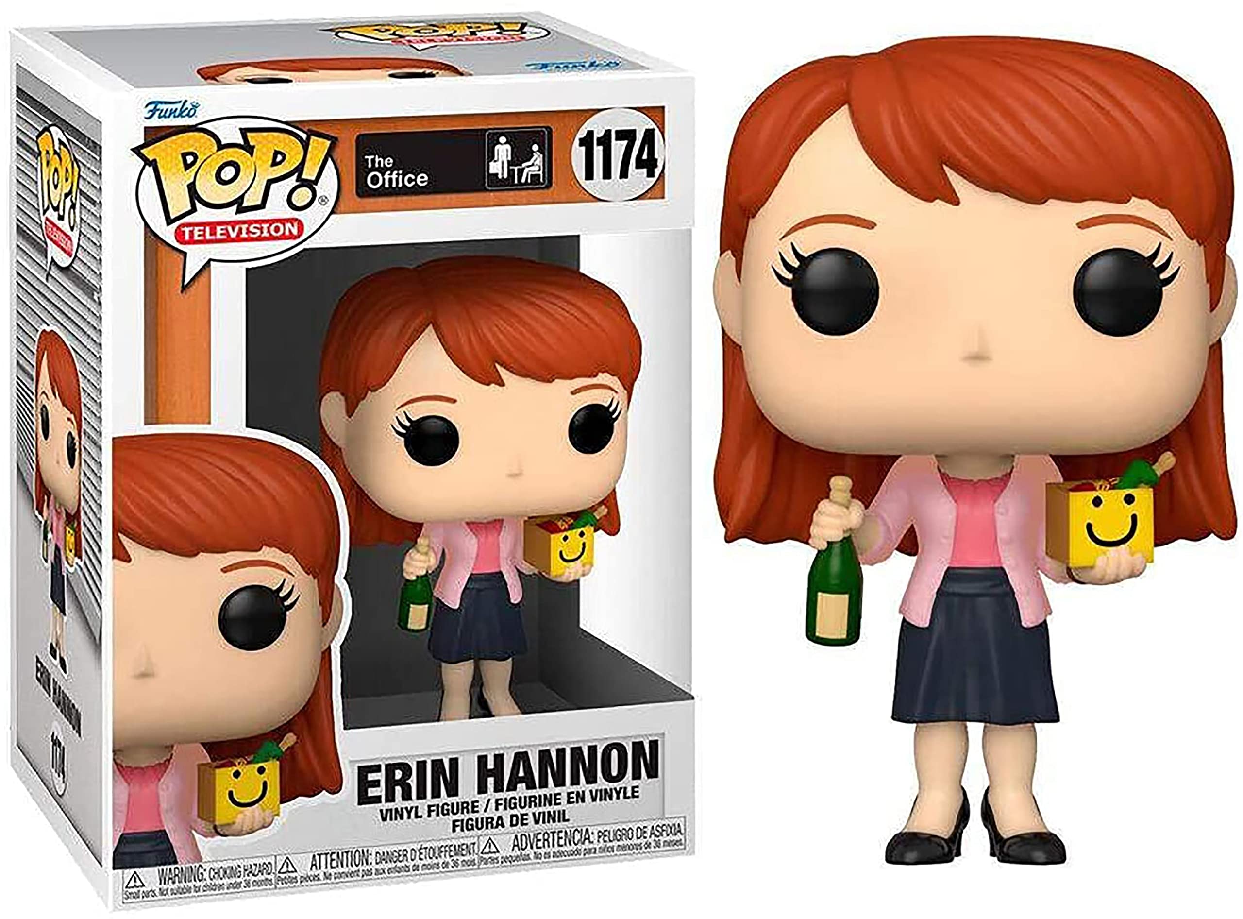 Funko POP! TV: the Office - Erin Hannon With Happy Box and Champagne - Collectable Vinyl Figure - Gift Idea - Official Merchandise - Toys for Kids & Adults - TV Fans - Model Figure for Collectors