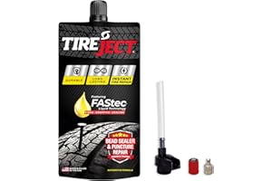TireJect Automotive Full-Size Truck/SUV 2-in-1 Tire Sealant & Bead Sealer Kit for tire Repair of leaks and punctures
