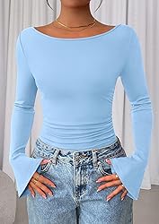 PRETTYGARDEN Women's Long Sleeve Shirts 2025 Fall