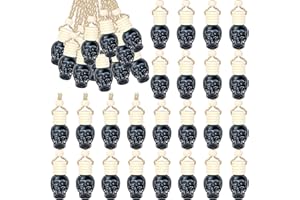 50 Pcs Hanging Car Air Freshener Diffuser, 8ml Empty Glass Essential Diffuser Bottle Oil Aromatherapy Fragrance Perfume Penda