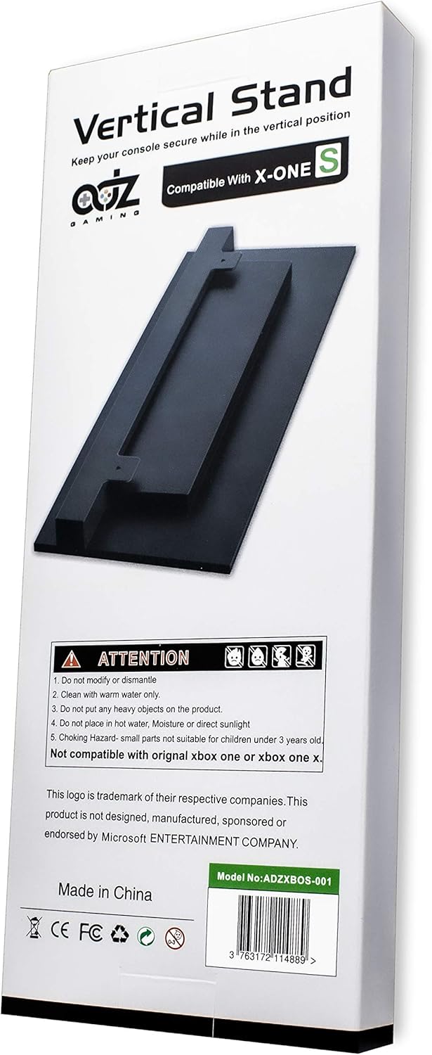 ADZ Xbox One S Stand, Xbox One Vertical Stand Cooling Upright Base