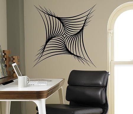 Optical Illusion Wall Decal Abstract Vinyl Sticker Home Interior Art Decor Ideas Bedroom Living Room Office Removable Murals 9 Oil Amazon Co Uk Kitchen Home We love that their angular origami style reads as both modern and geometric. optical illusion wall decal abstract