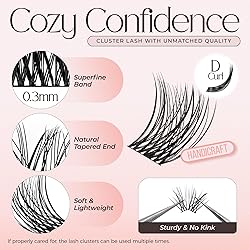 LASHVIEW Lash Cluster Kit, 196 pcs diy eyelash