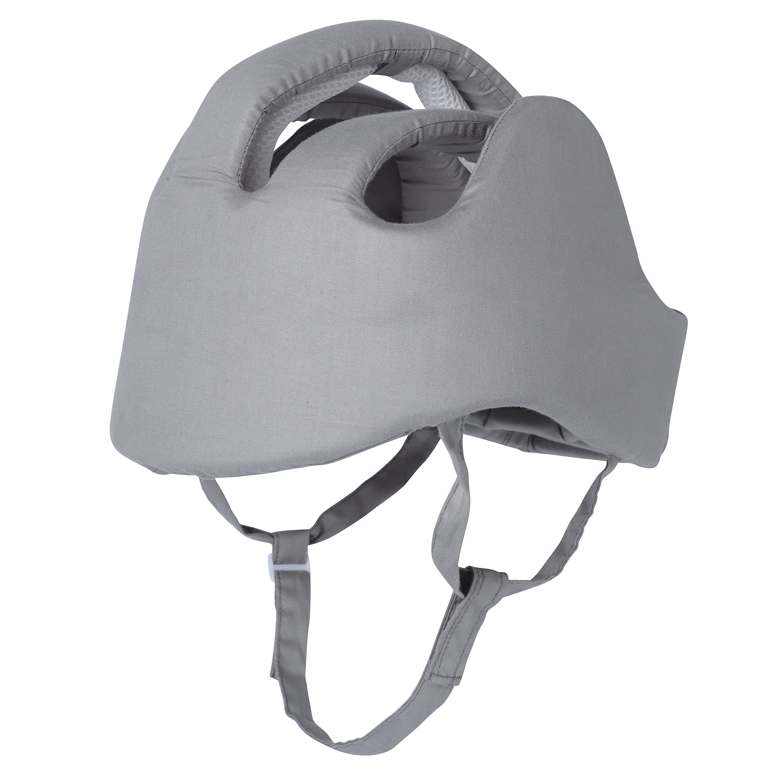 Photo 1 of Thick Protection Helmet for Elderly Youth Kids Adults,Head Protection for Elderly Falls,Soft Helmet for Epilepsy Seizures Prevent Head Injuries,Safety Bump Cap,for Home Gardening (Gray Cloth Inner)