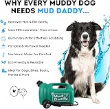 Mud Daddy 8 Litre Portable Pet Washing Device Forest Green Muddy Walks Grooming view 4