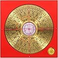 ARTIBETTER Home Decor Feng Shui Compass Bagua with Box - Lucky Ancient Chinese Compass for Home Planning Decorations