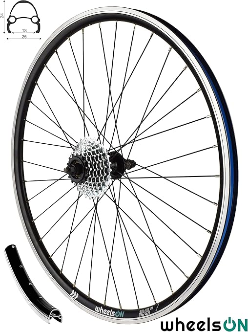 26 inch rear bike wheel
