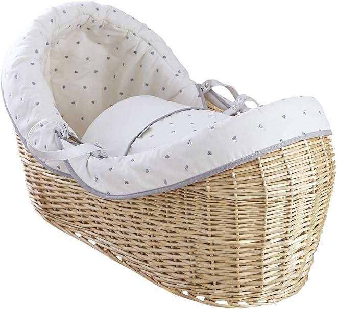 lullaby hearts moses basket