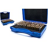 LLDSIMEX 190 PCS M1 (0.061-0.250") Steel Pin Gage Set | MINUS (-)