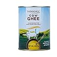 Patanjali Cow Ghee [Clarified Butter] - 16.9 fl oz (500ml) | Traditional Grass-Fed Cow's Milk Ghee for Cooking and Flavoring