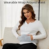 Thimmamma Long Hot Water Bottle 2L with Cover and Pocket 72cm view 3