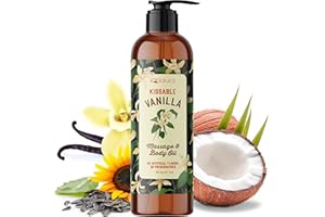 Fractionated Coconut Oil for Skin, Edible Oils for Date Night, Oil for Massage Therapy, BodyOil for Intimacy, Sensual Massage