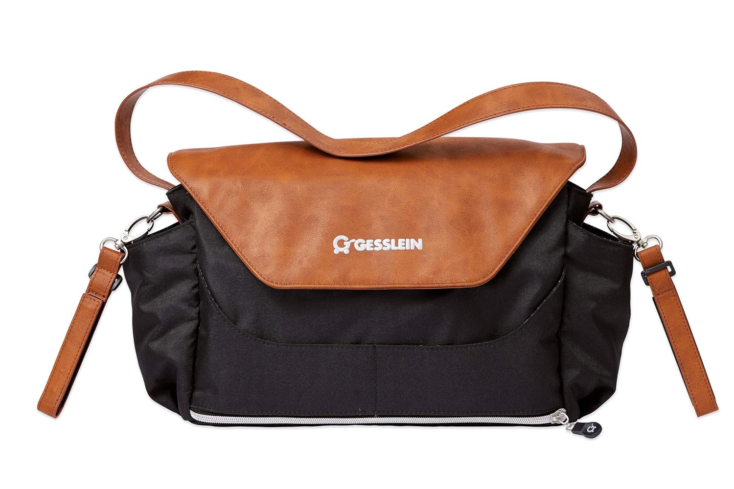 Gesslein 6361607000 Wickeltaschen mit Schnallen cognac