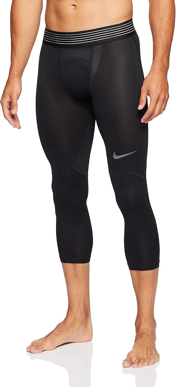 Nike Pro Hypercool Men�s 3/4 Training Tights (Black/Black Nike Pro Hypercool Men�s 3/4 Training Tights (Black/Black