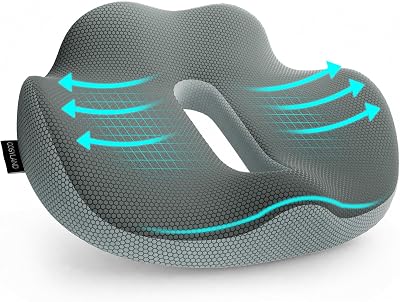 Coussin d'assise orthopédique - Coussin d'assise Ergonomique pour Chaise de Bureau