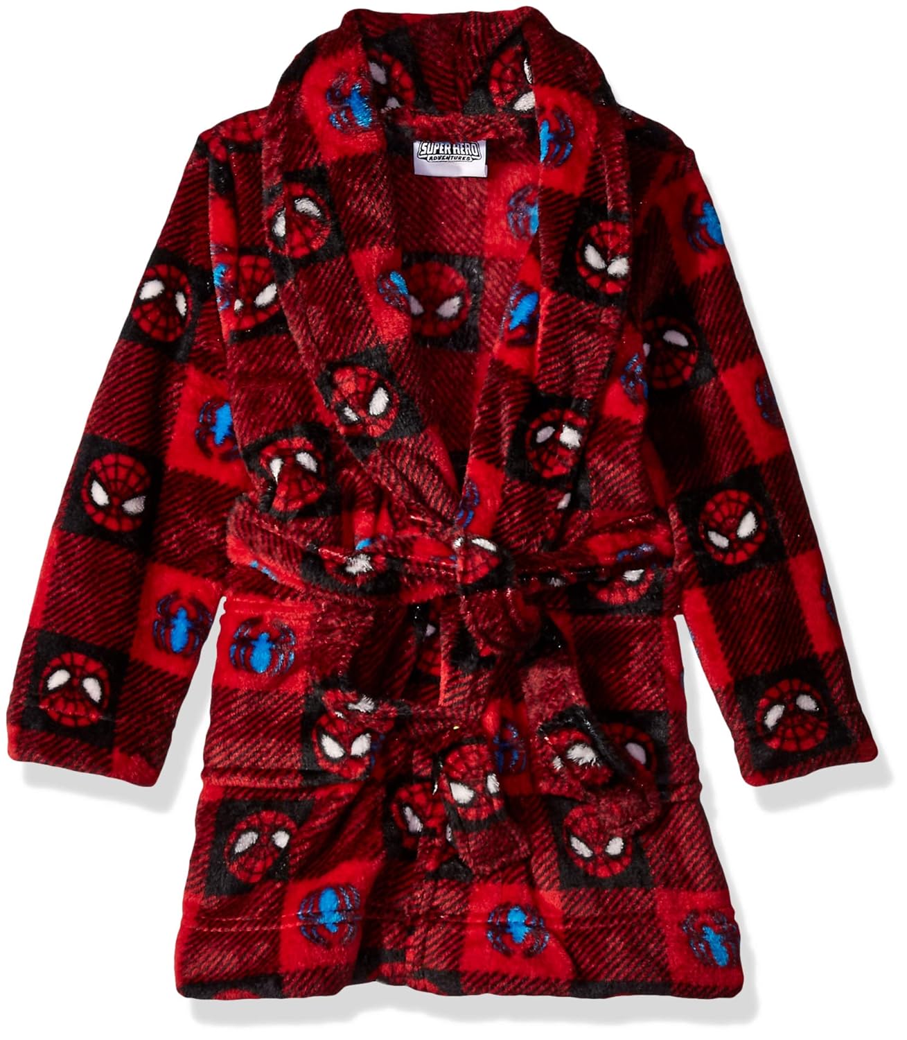 Buy Marvel Boys' Toddler Spiderman Luxe Plush Robe, Spidey Plaid, 4T at Amazon.in