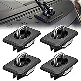SPEEDWOW Retractable Truck Bed Tie Down Anchors Compatible with F-150 1998-2014; Compatible with F-250 Super Duty 2003-2016; Compatible with F-350 Super Duty 2008-2014; Compatible with Ram 1500 2500