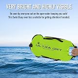 Ultra Dry Adventurer Swim Buoy Tow Float 28L Dry Bag Green with Case view 4