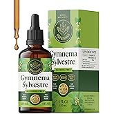 HERBAMAMA Gymnema Sylvestre Drops - Vegan Antioxidant & Overall Support with Gymnema Leaf Extract Tincture - Non-GMO, Alcohol & Sugar-Free Liquid Gurmar Supplement, 84-Day Supply