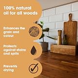 Furniture Clinic Pure Tung Oil 500ml Natural Food Safe Wood Finish view 2