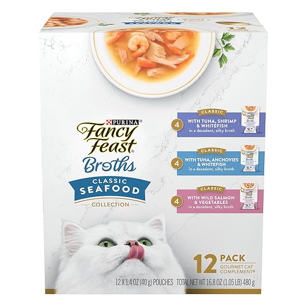 PURINA FANCY FEAST LICKABLE WET CAT FOOD BROTH...