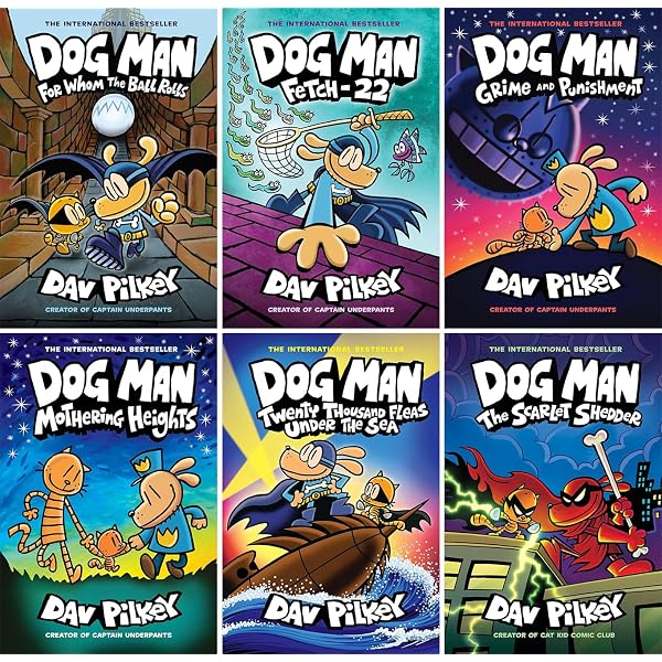 The Dog Man 13-Book Series: Dog Man #1-Dog Man #13, by Dav Pilkey