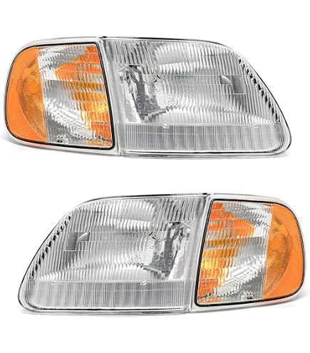 Headlight Assemblies For 1999 Ford Windstar Pair Of Halogen Headlights For Ford Windstar 1999-2003 – Driver & Passenger Sides W/ Bulbs 1999-2003 Windstar Halogen Headlight Pair