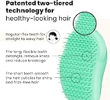 Tangle Teezer Mini Original Hairbrush Paradise Green Detangler view 2
