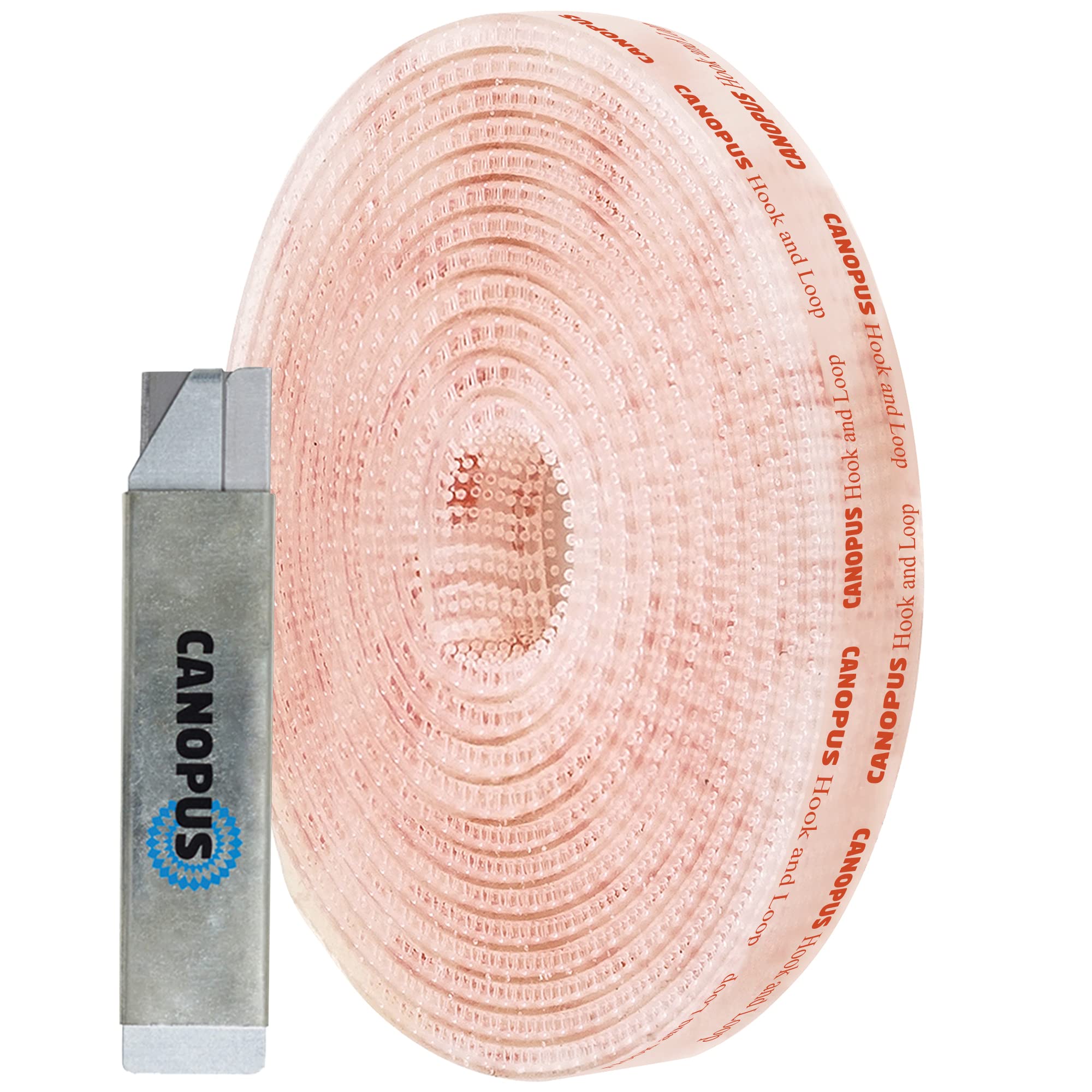 CANOPUS Dual Lock Tape Clear SJ3560 Extra Strong Waterproof Reclosable Fastener (12.5mm x 1m) Ideal for Hanging Picture Frames, Fixing Modems, PCs or Anything Else