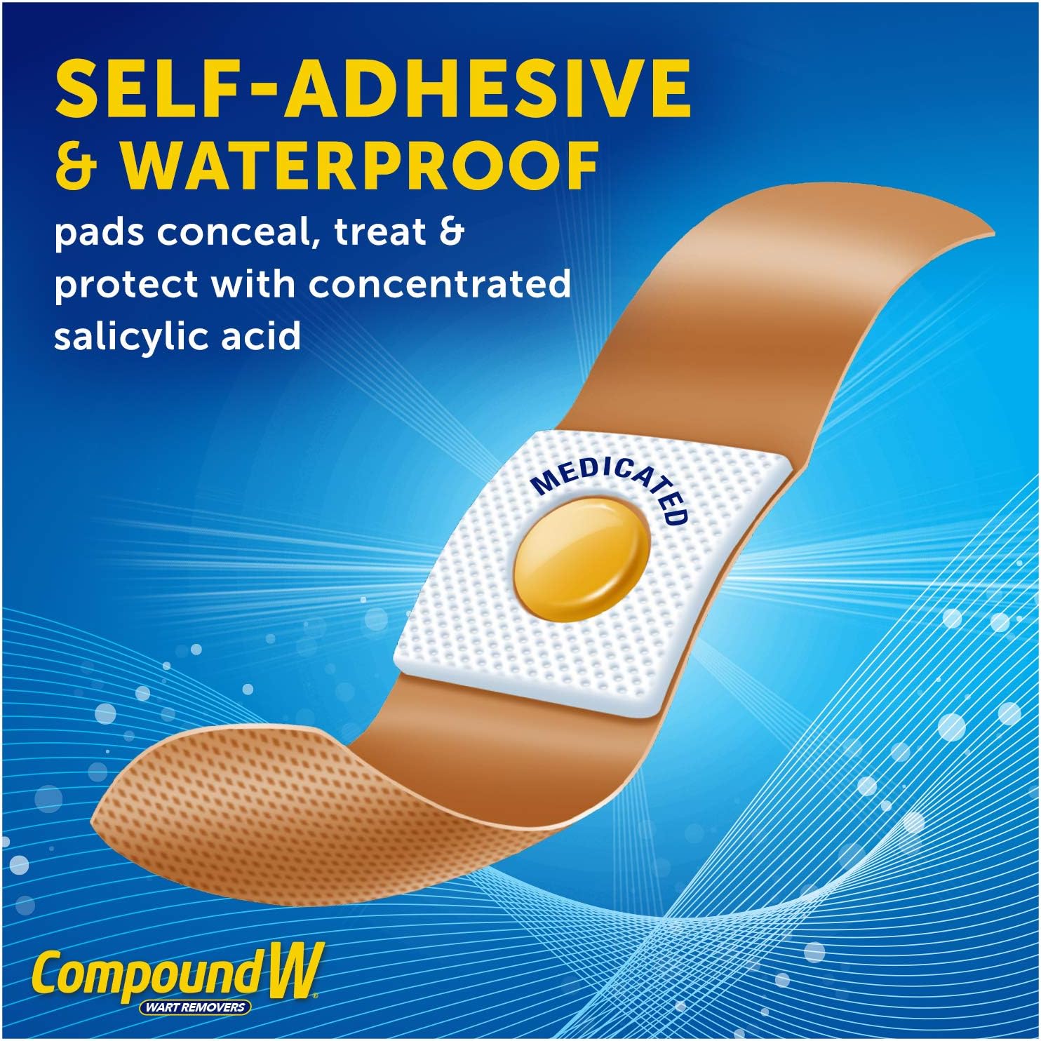 Compound W One Step Pads | Salicylic Acid Wart Remover | 14 Count (Pack of 1) Pads, White: Health & Personal Care