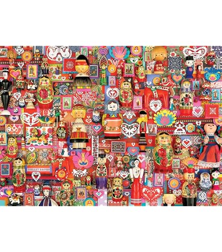 Puzzle 1000 Pièces Eurographics - Matriochkas Russes - 68 X 48 Cm - Pour Adultes, Couleurs Vives