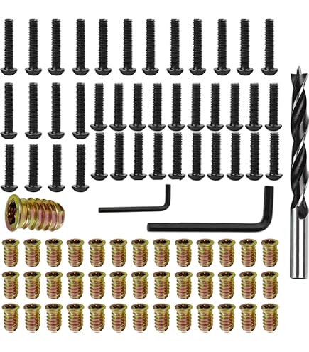 20 Inserciones Roscadas De Acero Al Carbono - Autorroscantes, Para M2 A M12, Ideales Para Taller Y Bricolaje
